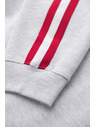 Ombre Clothing Muške trenirke sa obroubom i rebrastvom na nogavicama - siva melirana V1 P1519 Ombre Clothing