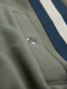 Ombre Clothing Muške trenirkaste hlače sa obroubom i rebrastvom na nogavicama - maslinasto zelena V2 P1519 Ombre Clothing