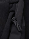 Ombre Clothing Muške trenirke s kontrastnim vstavljenim dijelovima i džepovima na bedrima - crna V1 OM-PASK-0222 Ombre Clothing