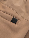 Ombre Clothing Muške trenirke JOGGER s džepovima na bedrima i kontrastnim vstavljenim dijelovima - svijetlo smeđa V4 OM-PASK-0222 Ombre Clothing