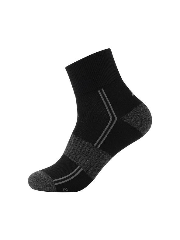 ALPINE PRO Unisex čarape s coolmax tehnologijom ALPINE PRO 3HARE 2 crne