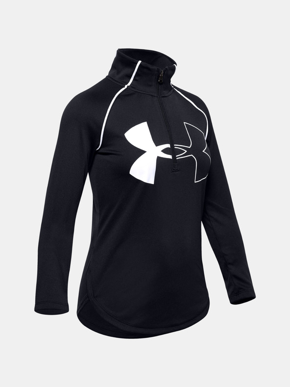 Under Armour Djevojčična majica Under Armour Tech Graphic Big Logo 1/2 Zip