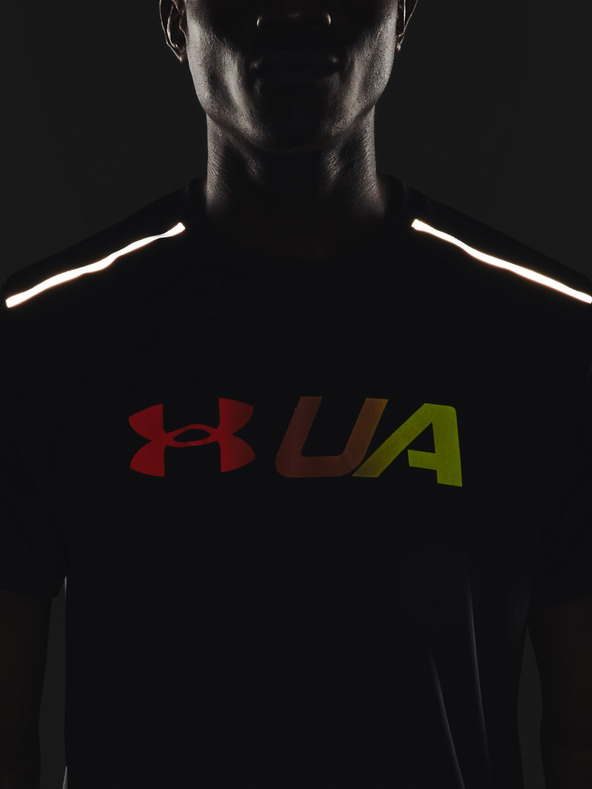 Under Armour Muške majice Under Armour RUN Graphic Print Fill SS