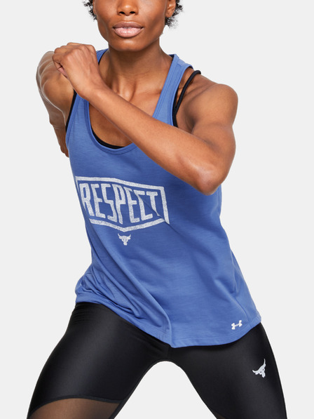 Under Armour Ženski top Under Armour PROJECT ROCK WHISPERLIGHT TIE BACK TANK