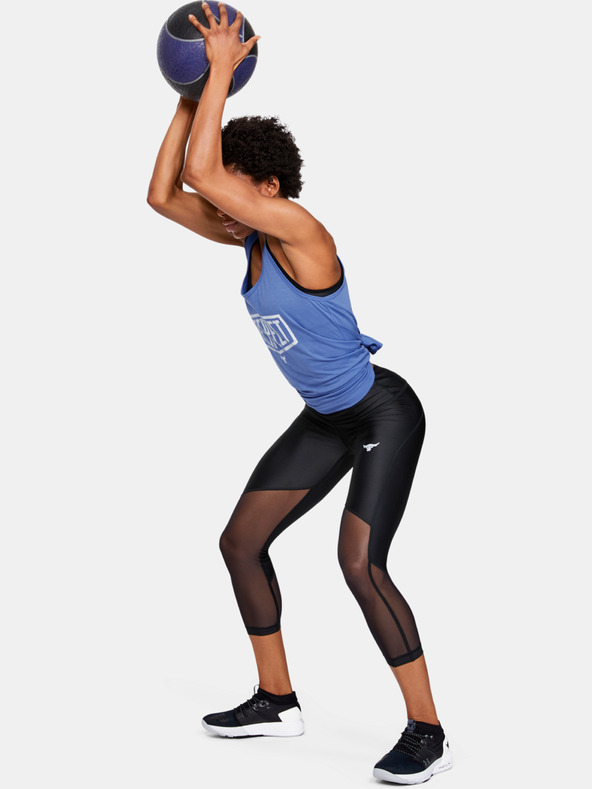 Under Armour Ženski top Under Armour PROJECT ROCK WHISPERLIGHT TIE BACK TANK