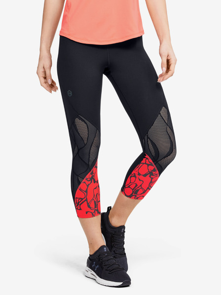 Under Armour Ženske kompresivne tajice Under Armour Rush Vent Iridescent Graphic Cro