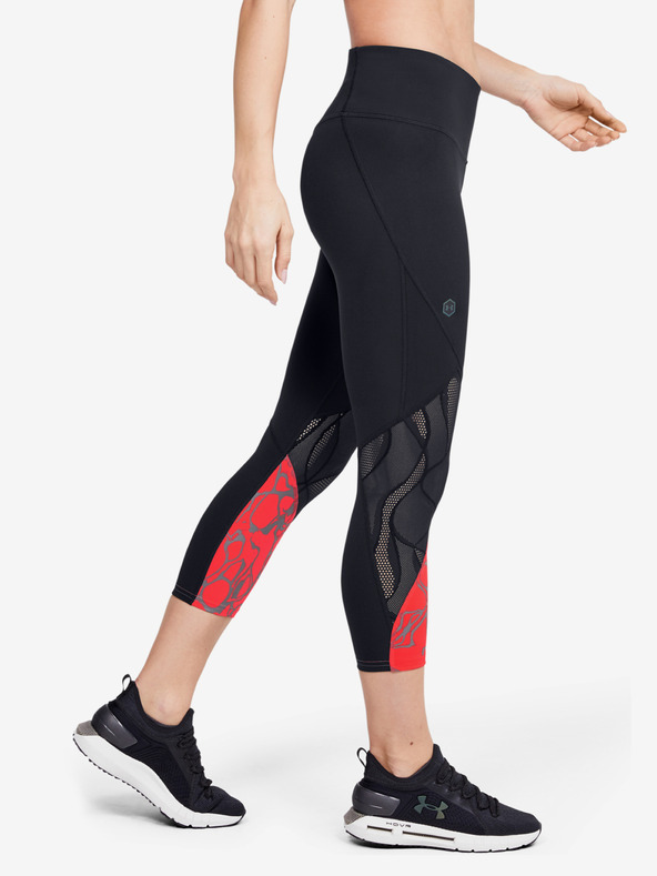 Under Armour Ženske kompresivne tajice Under Armour Rush Vent Iridescent Graphic Cro