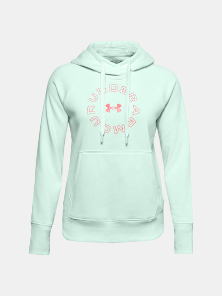 Under Armour Zenska jakna Under Armour Rival Fleece Metallic Hoodie