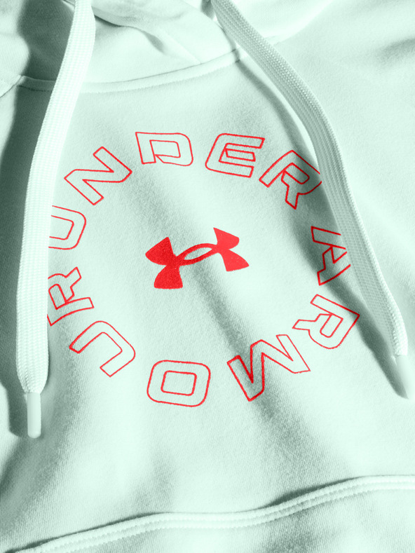 Under Armour Zenska jakna Under Armour Rival Fleece Metallic Hoodie