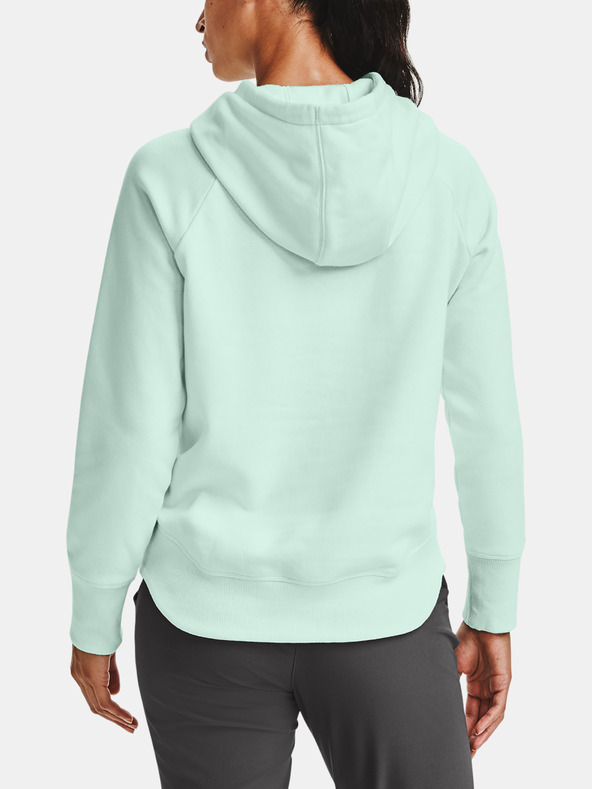 Under Armour Zenska jakna Under Armour Rival Fleece Metallic Hoodie