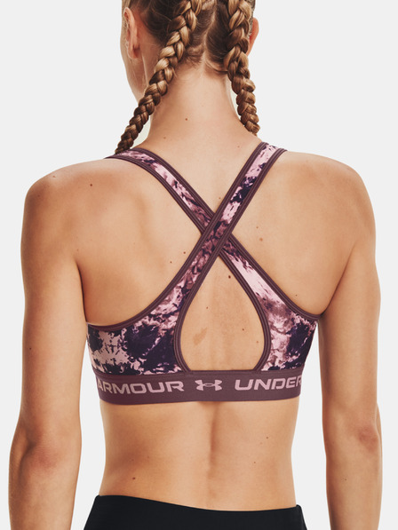 Under Armour Ženski grudnjak Under Armour Crossback Mid Print