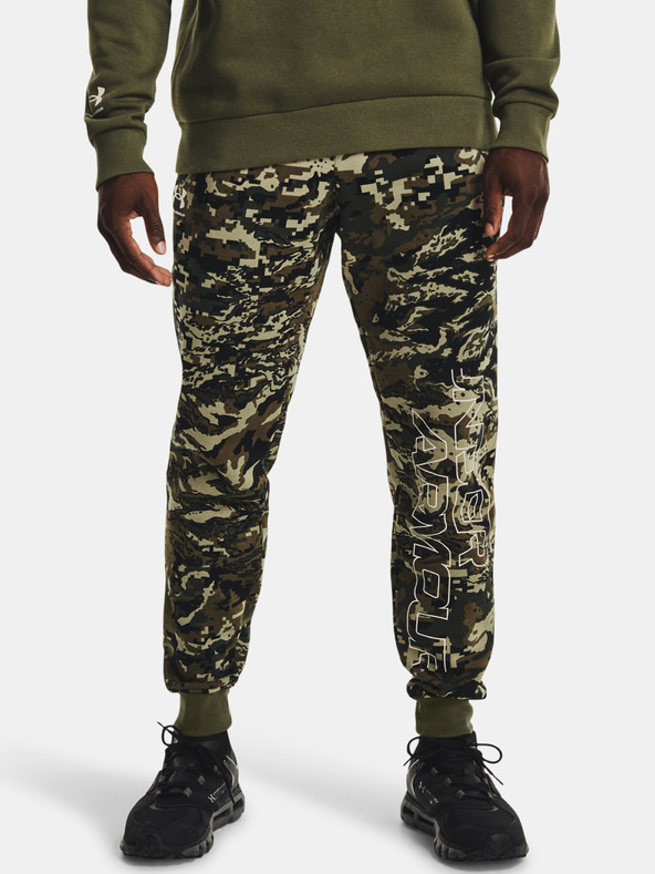 Under Armour Muške hlače Under Armour RIVAL FLC CAMO SCRIPT JGR