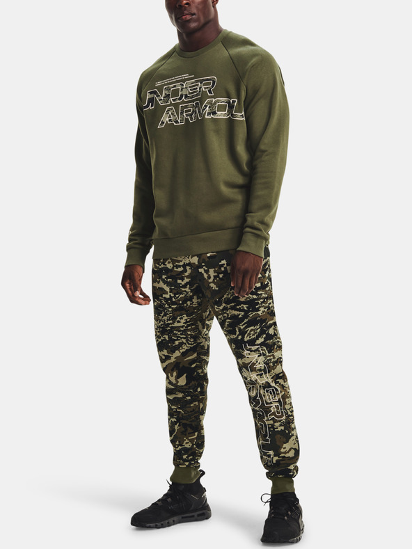 Under Armour Muške hlače Under Armour RIVAL FLC CAMO SCRIPT JGR