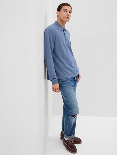 GAP Polo majica pique dugih rukava GAP