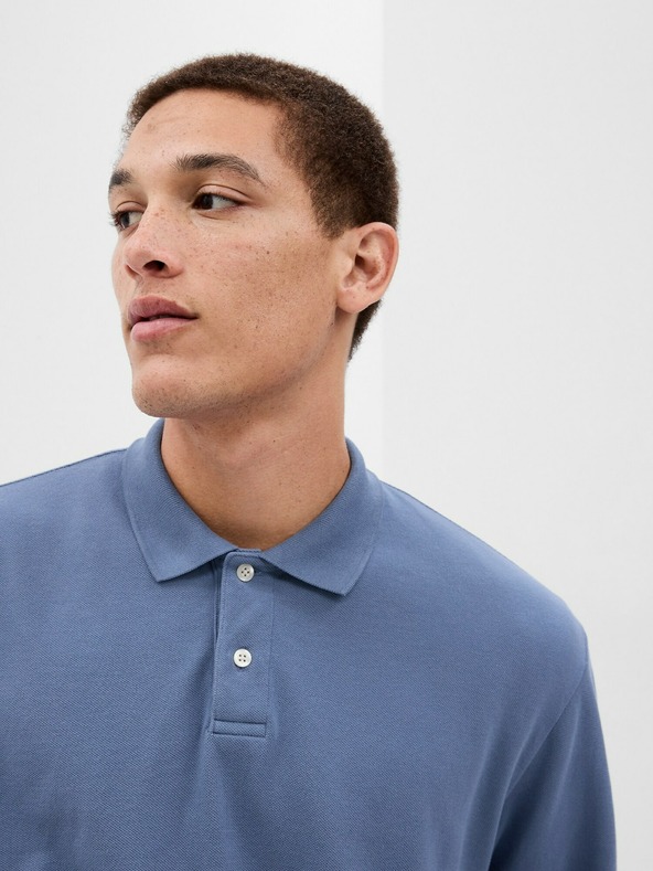 GAP Polo majica pique dugih rukava GAP