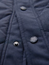Ombre Clothing Muška prošivana jakna bez rukava s breskvinim efektom - tamno plava V2 OM-JAVJ-0277 Ombre Clothing