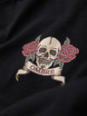 Ombre Clothing Muška pamučna majica regular fit sa vintage printom tetovaže - V2 black OM-TSPT-0257 Ombre Clothing