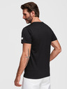 Ombre Clothing Muška pamučna majica sa printom College - V2 black OM-TSPT-0269 Ombre Clothing