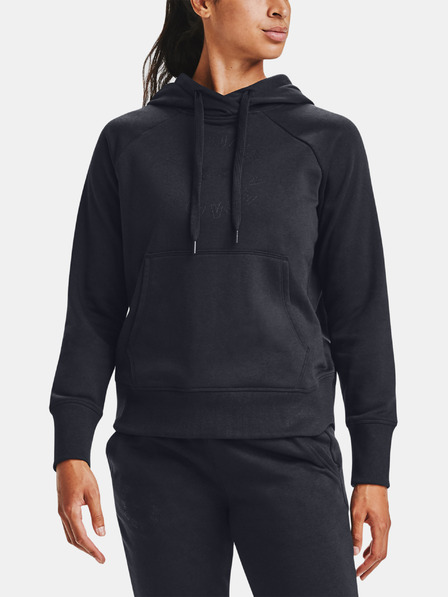 Under Armour Zenska jakna Under Armour Rival Fleece Metallic Hoodie