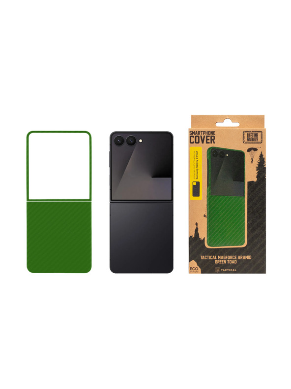 Tactical Tactical MagForce Aramid Zaštita za Samsung Galaxy Z Flip 7 Green Toad
