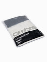 Ombre Clothing Majica OM-TSBC-0291 - off white/off white/crna Ombre Clothing