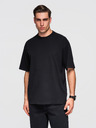 Ombre Clothing Majica OM-TSBC-0291 - off white/off white/crna Ombre Clothing