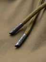 Ombre Clothing Muške hlače JOGGERY s cargo džepovima na rajsferšlus - khaki V1 OM-PAJO-0290 Ombre Clothing