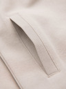Ombre Clothing Muške pamučne kratke hlače s vezicama i džepovima - svijetla bež V1 OM-SRBS-0205 Ombre Clothing