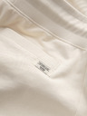 Ombre Clothing Muške pamučne kratke hlače s rubom i džepovima - krem V12 OM-SRBS-0205 Ombre Clothing