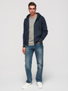 Ombre Clothing Muška pamučna elastična dukserica BASIC Ombre Clothing