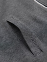 Ombre Clothing Muška pletena bomber jakna - crna
