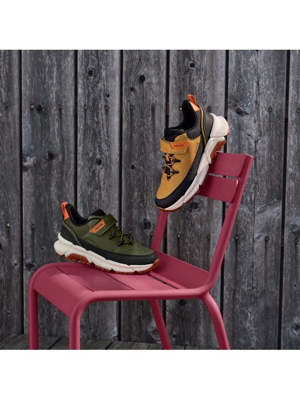Geox Khaki dječačke tenisice Geox Flexyper Plus