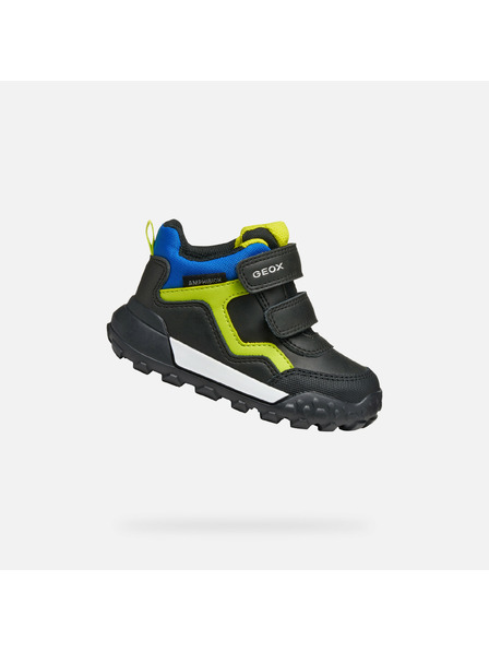 Geox Dječaci prvi koraci Geox Trekkyup ABX Crna