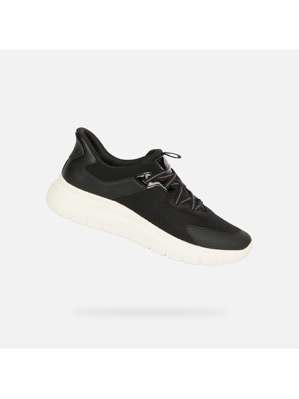 Geox Crne ženske tenisice Geox Plummery Plus