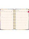 NOTIQUE NOTIQUE Spiralni 18-mjesečni dnevnik Petito – Šareni ahat 2026/2027, 13 x 18 cm