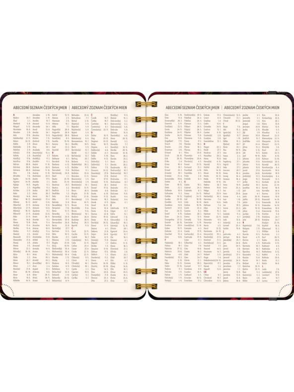 NOTIQUE NOTIQUE Spiralni 18-mjesečni dnevnik Petito – Crveni cvjetovi 2026/2027, 13 x 18 cm