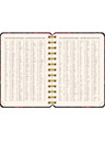 NOTIQUE NOTIQUE Spiralni 18-mjesečni dnevnik Petito – Crveni cvjetovi 2026/2027, 13 x 18 cm