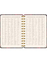 NOTIQUE NOTIQUE Spiralni 18-mjesečni dnevnik Petito – Crveni cvjetovi 2026/2027, 13 x 18 cm