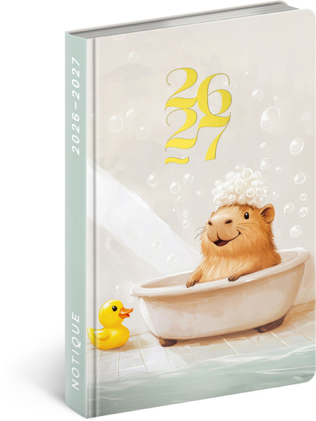 NOTIQUE NOTIQUE 18-mjesečni dnevnik Petito – Kapibara 2026/2027, 11 x 16 cm