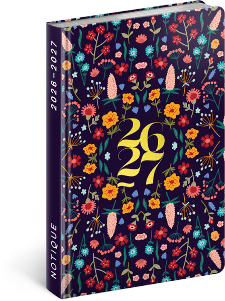 NOTIQUE NOTIQUE 18-mjesečni dnevnik Petito – Flora 2026/2027, 11 x 16 cm