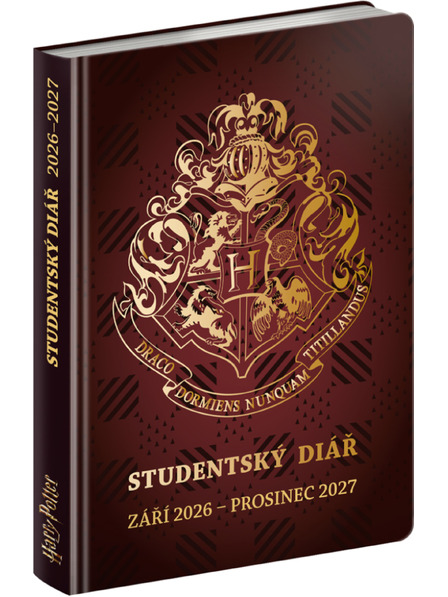 NOTIQUE NOTIQUE Studentski dnevnik Harry Potter (rujan 2026 – prosinac 2027), 9,8 x 14,5 cm