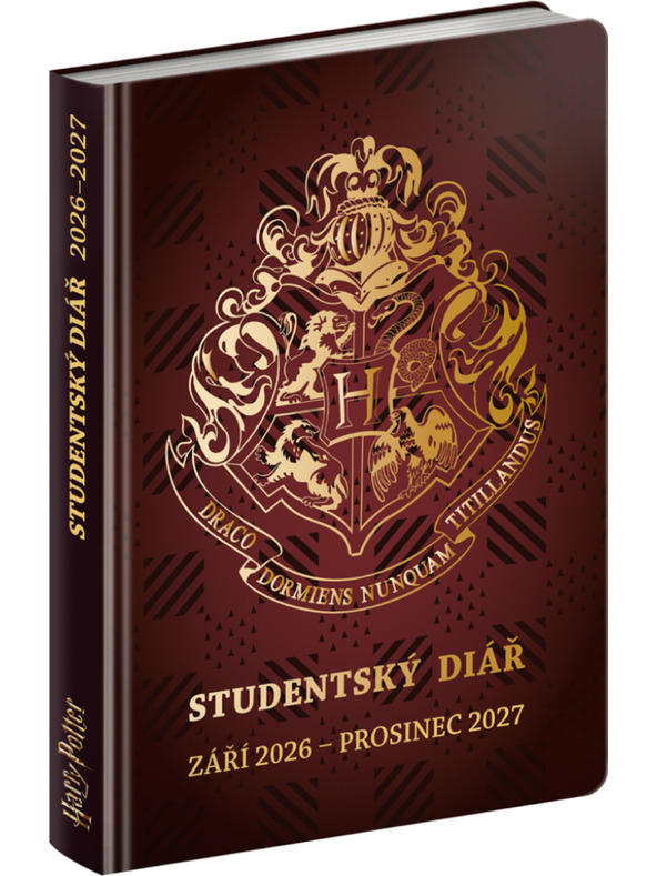 NOTIQUE NOTIQUE Studentski dnevnik Harry Potter (rujan 2026 – prosinac 2027), 9,8 x 14,5 cm