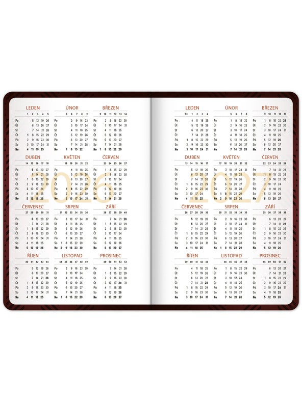 NOTIQUE NOTIQUE Studentski dnevnik Harry Potter (rujan 2026 – prosinac 2027), 9,8 x 14,5 cm