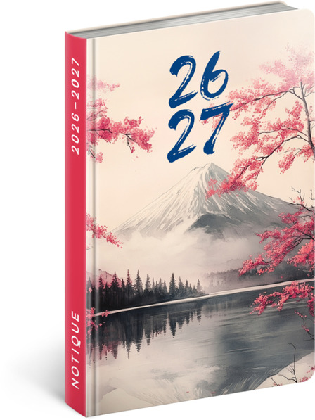 NOTIQUE NOTIQUE 18-mjesečni dnevnik Petito – Japan 2026/2027, 11 x 16 cm