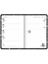 NOTIQUE NOTIQUE Studentski dnevnik Kuromi (rujan 2026 – prosinac 2027), 9,8 x 14,5 cm