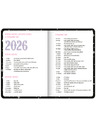 NOTIQUE NOTIQUE Studentski dnevnik Kuromi (rujan 2026 – prosinac 2027), 9,8 x 14,5 cm