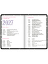 NOTIQUE NOTIQUE Studentski dnevnik Kuromi (rujan 2026 – prosinac 2027), 9,8 x 14,5 cm