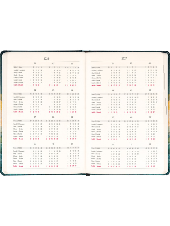 NOTIQUE NOTIQUE 18-mjesečni dnevnik Petito – Spavajući lisac 2026/2027, 11 x 16 cm