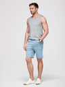 Ombre Clothing Muške pamučne majice BASIC - siva melanž V2 OM-TSBT-0272 Ombre Clothing