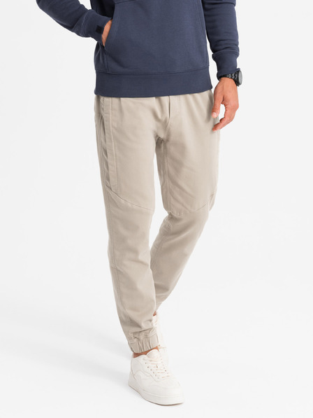 Ombre Clothing Sive Ombre Clothing nabrane pletene trenirke za muškarce